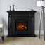 Ashley Blackwash 48" Electric Fireplace with Mantel