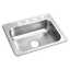 Dayton 25" Single Bowl Stainless Steel Drop-In Kitchen Sink