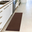 Beige Polyamide Non-Slip Rubberback Runner Rug for Kitchen