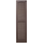 Chocolate Faux Wood Cathedral Top Exterior Shutters Pair