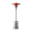 VEVOR Tall Silver Propane Patio Heater with Round Table