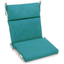 Aqua Blue Outdoor High Back Adirondack Chair Cushion