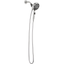 Chrome Multi-Head Handheld Shower with Magnetic Docking