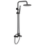 Matte Black Stainless Steel Dual Function Outdoor Shower