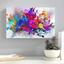 Colorful Abstract Floral Canvas Art for Nursery, 12 x 19