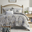 Hallie Gray King 6-Piece Cotton Comforter Set