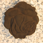 Dark Walnut Rose Concrete Stepping Stone