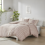 Blush Pink Full Cotton Down Alternative Comforter Set