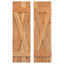 Dogberry Dirty Blonde Cedar 54'' Board & Batten Shutters