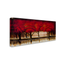 Parade of Red Trees Landscape Canvas Art