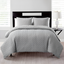 Gray Full Down Alternative Microfiber Comforter Set