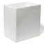 White Lacquer Minimalist Bathroom Wastebasket