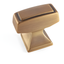 Gilded Bronze Square T-Handle Cabinet Knob