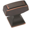 Mulholland Oil Rubbed Bronze Square Furniture Knob