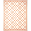 Easy-Care Reversible Beige & Orange Synthetic 7' Square Area Rug