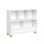 35" White Kids Toy Organizer with Cubbies and Compartments