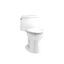 White High Efficiency Compact Elongated One-Piece Toilet