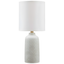 Donnford 20" Gray and White Ceramic Table Lamp