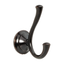 Venetian Bronze Double Hook Wall Mount Robe Hanger