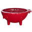 Red Round Fire Burning Portable Outdoor Hot Tub