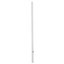 White Aluminum 7-Foot Direct Burial Lamp Post