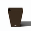 Espresso 22" Recycled Plastic Square Planter