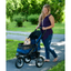 Midnight River Blue No-Zip Dog Jogging Stroller