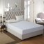 Twin White Polyester Waterproof Mattress Protector