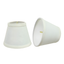 White Linen Empire Chandelier Lamp Shades Set of 2