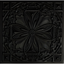 Lucas's Shield Black Matte Textured Polystyrene Ceiling Tile