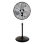 Hurricane Black 20" Oscillating Metal Stand Fan with Adjustable Height