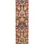 Blossom Red and Multicolor Hand Tufted Wool Runner Rug