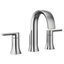 Sleek Modern Chrome Widespread Bathroom Faucet with Dual Handles