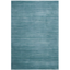 Aqua Hand-Knotted Synthetic Rectangular Area Rug, 3' x 5'