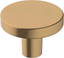 Champagne Bronze Round Modern Cabinet Knob with Mounting Hardware