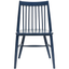 Navy High Back Wood Windsor Side Chair