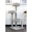 Gray Multi-Level Sisal and Carpet Cat Tree Condo