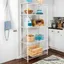 White 5-Tier Heavy-Duty Adjustable Steel Shelving Unit