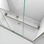 Encore 44-54" Frameless Sliding Shower Door with Clear Glass