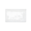 White Cotton Tufted Reversible Bath Rug 21" x 34"