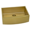 Matte Gold Stainless Steel Farmhouse Apron-Front Kitchen Sink