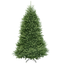 6.5' Green Fir Hinged Artificial Christmas Tree with Lights