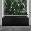 Voltaire 60" Matte Black Acrylic Alcove Bathtub with Apron