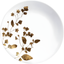 Vera Wang Jardin 8" White Porcelain Salad Plate with Gold Accents