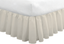 Ivory Queen Ruffled Cotton Polyester Bed Skirt with 14-inch Drop