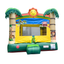 Tropical Jungle Kids Inflatable Bounce House with Slide and Blower