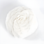 Ivory Round Flower Design Decorative Throw Pillow