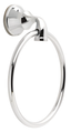 Polished Chrome Wall Mounted Towel Ring