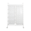 White 15-Drawer Rolling Organizer Cart with Steel Frame