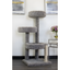 Gray Multi-Level Cat Tree with Sisal Scratching Posts